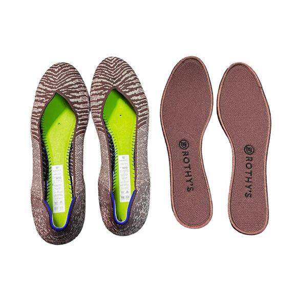 Rothy’s The Flat Desert Metallic Limited Edition Women’s Size 10 - Picture 7 of 9